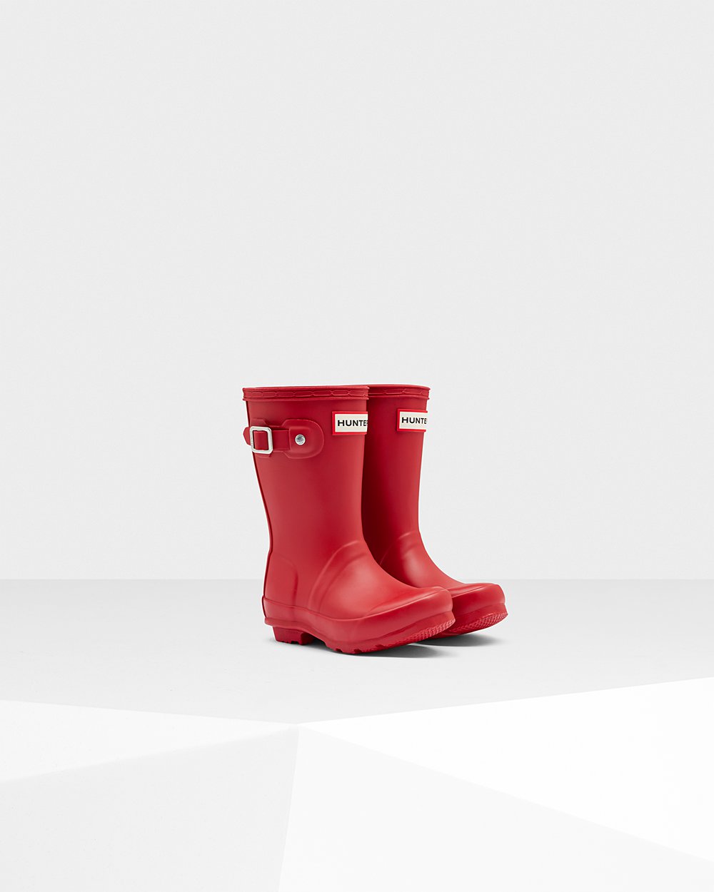 Kids Hunter Original Little | Rain Boots Red | NZ-21685-TDWZ